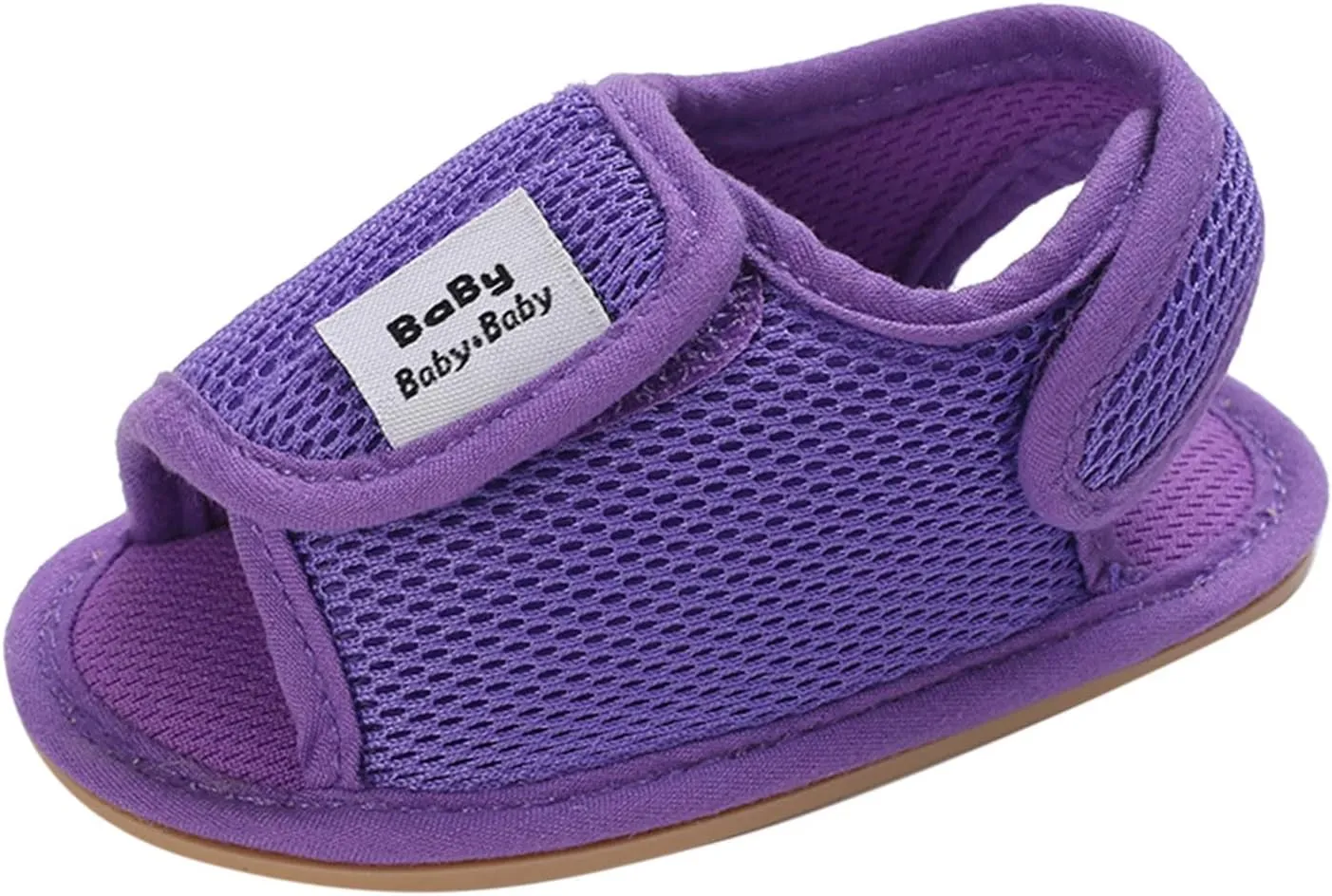Baby Girls Boys Sandals Infant Toddler Shoes First Walkers Prewalkers Mesh Soft Sole Sneakers Casual (Purple, 4 Infant)