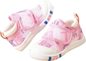 Baby Girls Boys Sandals Infant Toddler Shoes First Walking Shoes Mesh Soft Sole Breathable Sneakers (Pink, 5 Infant)