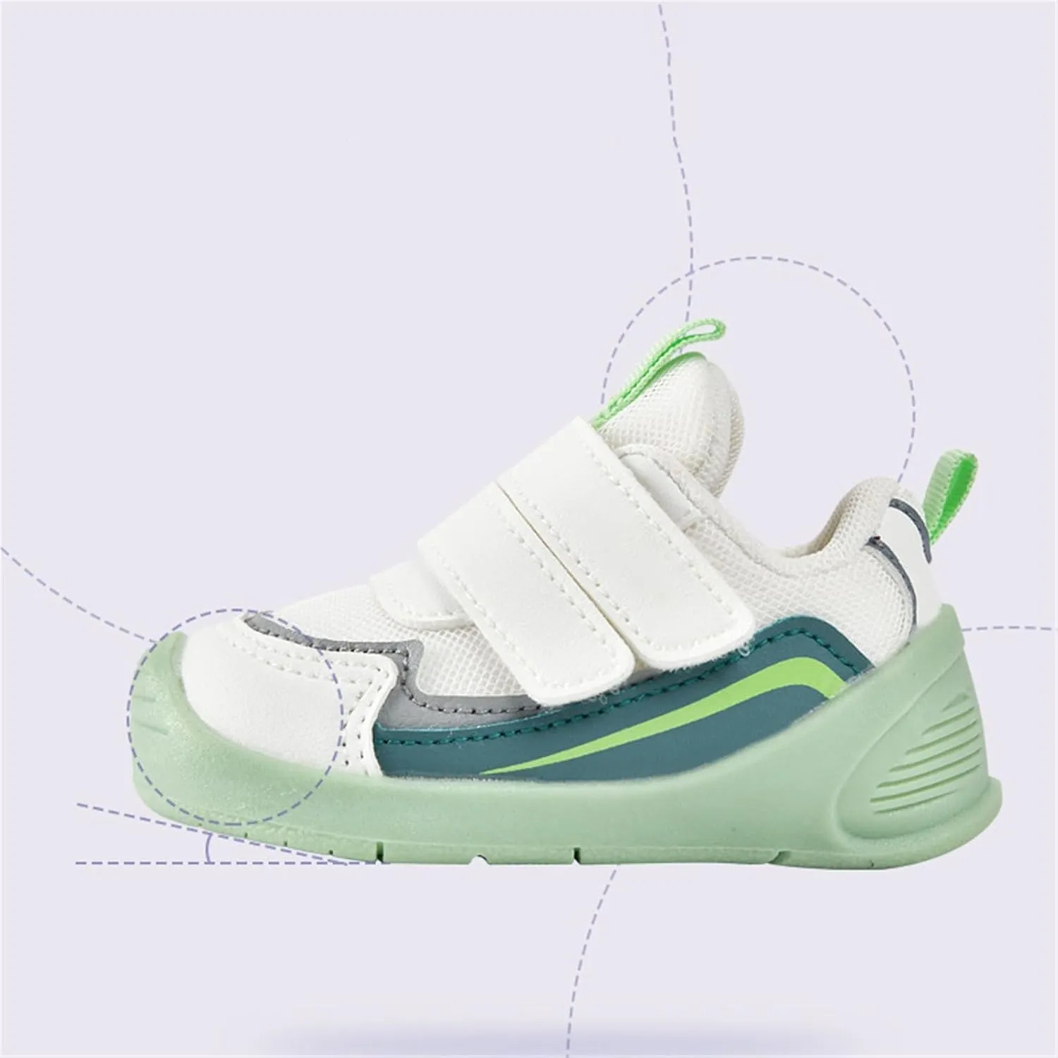 Baby Girls Boys' Sports Shoes Autumn Soft Sole Anti Kick Through Shoes Lightweight Walking Shoes Slip on Shoes Boys