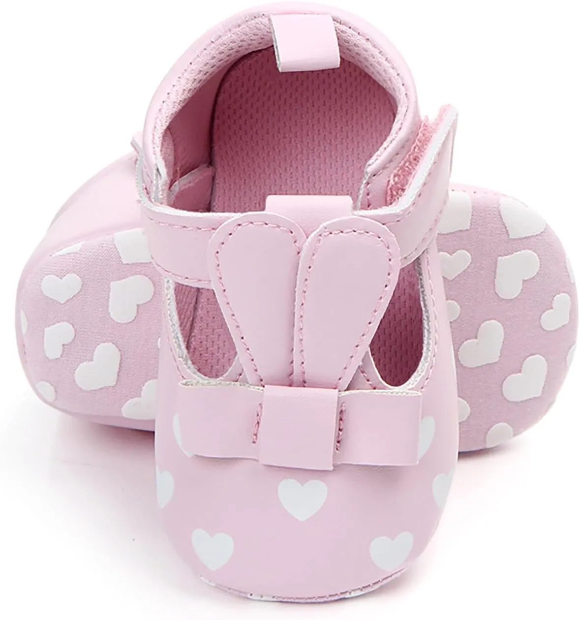 Baby Girls Sandals Infant Summer Love Print Flat Shoes Non-Slip Ankle Sneakers Toddler Soft Sole Breathable Shoes
