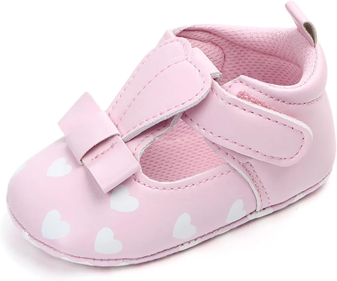 Baby Girls Sandals Infant Summer Love Print Flat Shoes Non-Slip Ankle Sneakers Toddler Soft Sole Breathable Shoes