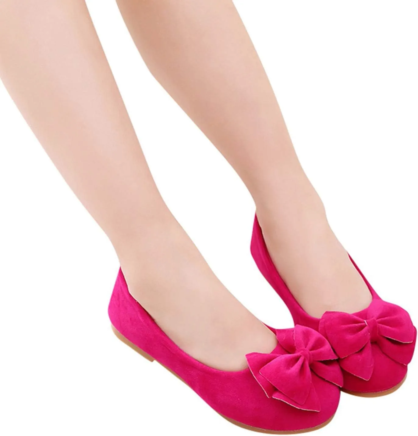 Baby Kids Flat Shoes Bowknot Soft Soles Shoes Solid Kid Single Children Student Dance Princess Girls Boy Shoes