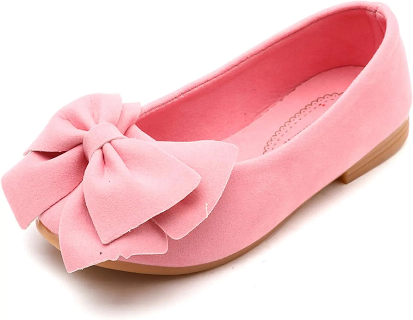 Baby Kids Flat Shoes Bowknot Soft Soles Shoes Solid Kid Single Children Student Dance Princess Girls Boy Shoes