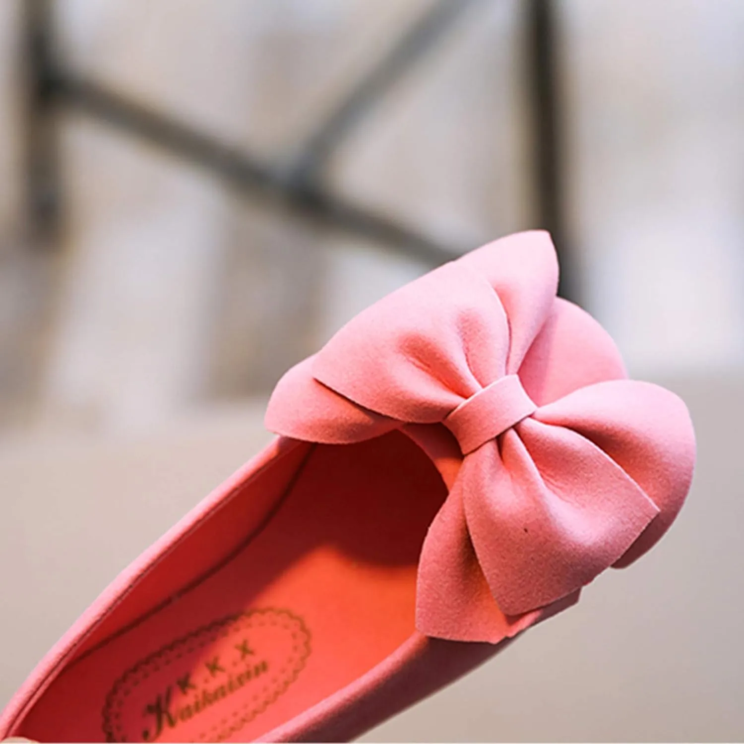 Baby Kids Flat Shoes Bowknot Soft Soles Shoes Solid Kid Single Children Student Dance Princess Girls Boy Shoes