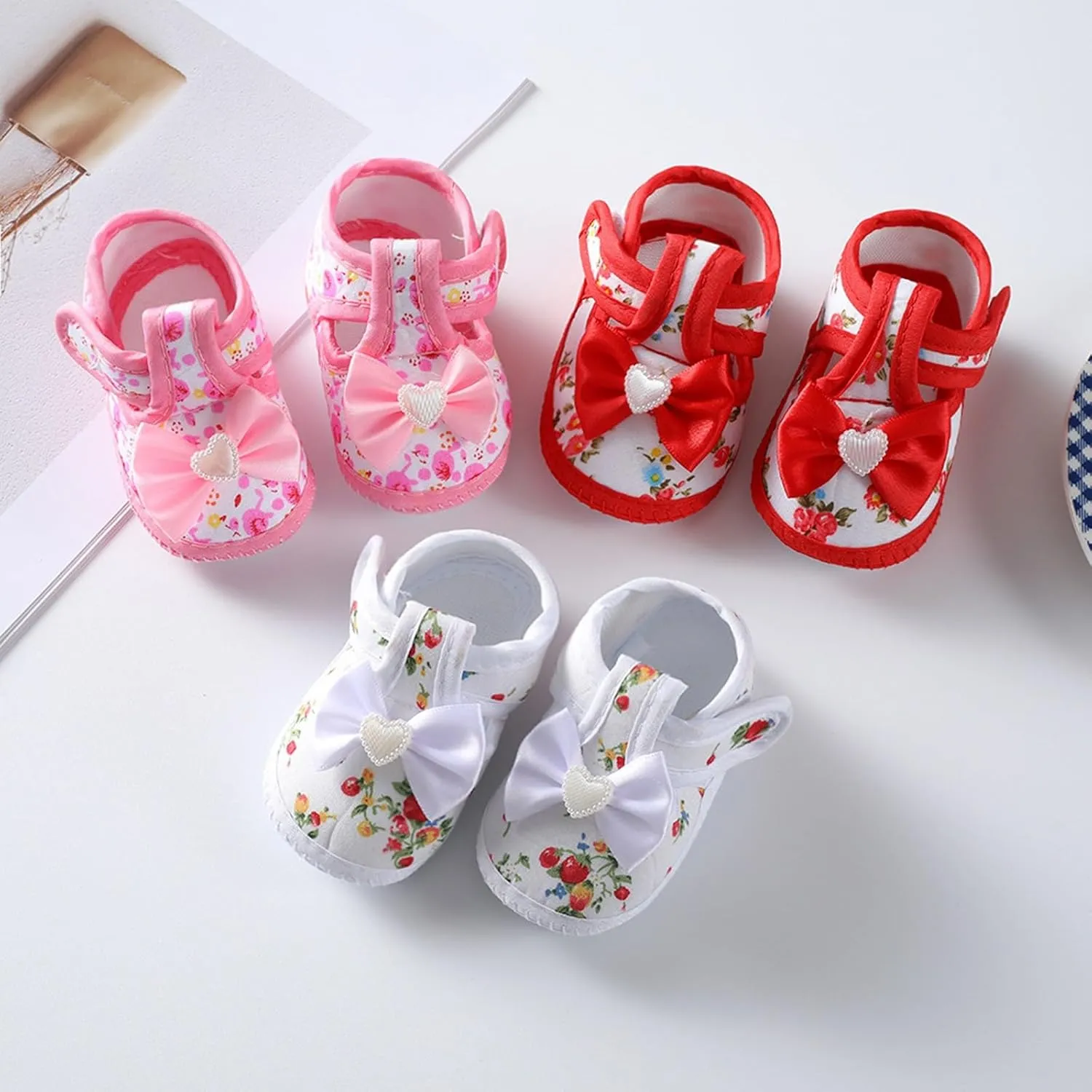 Baby Sandals Toddler Soft Sole Newborn Baby Breathable Walking Shoes Lightweight Non-slip Sole Sandals for Cute Girl