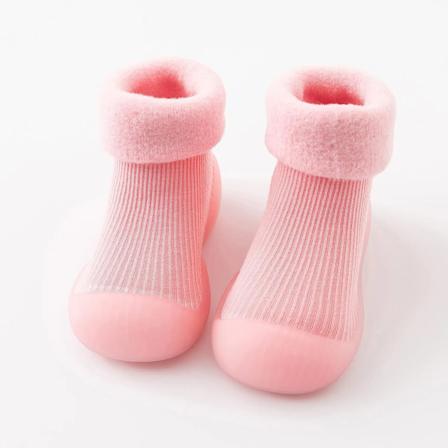 Baby Shoes Baby Sock Shoes Baby Walking Shoes Infant Non-Slip Breathable Slippers with Soft Rubber Sole Sneakers
