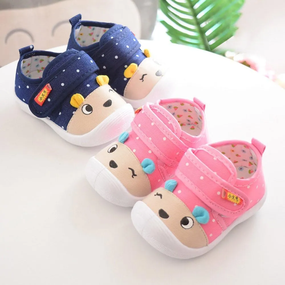 Baby Shoes Boy Girl Squeaky Shoes Infant Cute Cartoon Soft Sole Non Slip Shoes Kids Newborn Baby Walking Shoes
