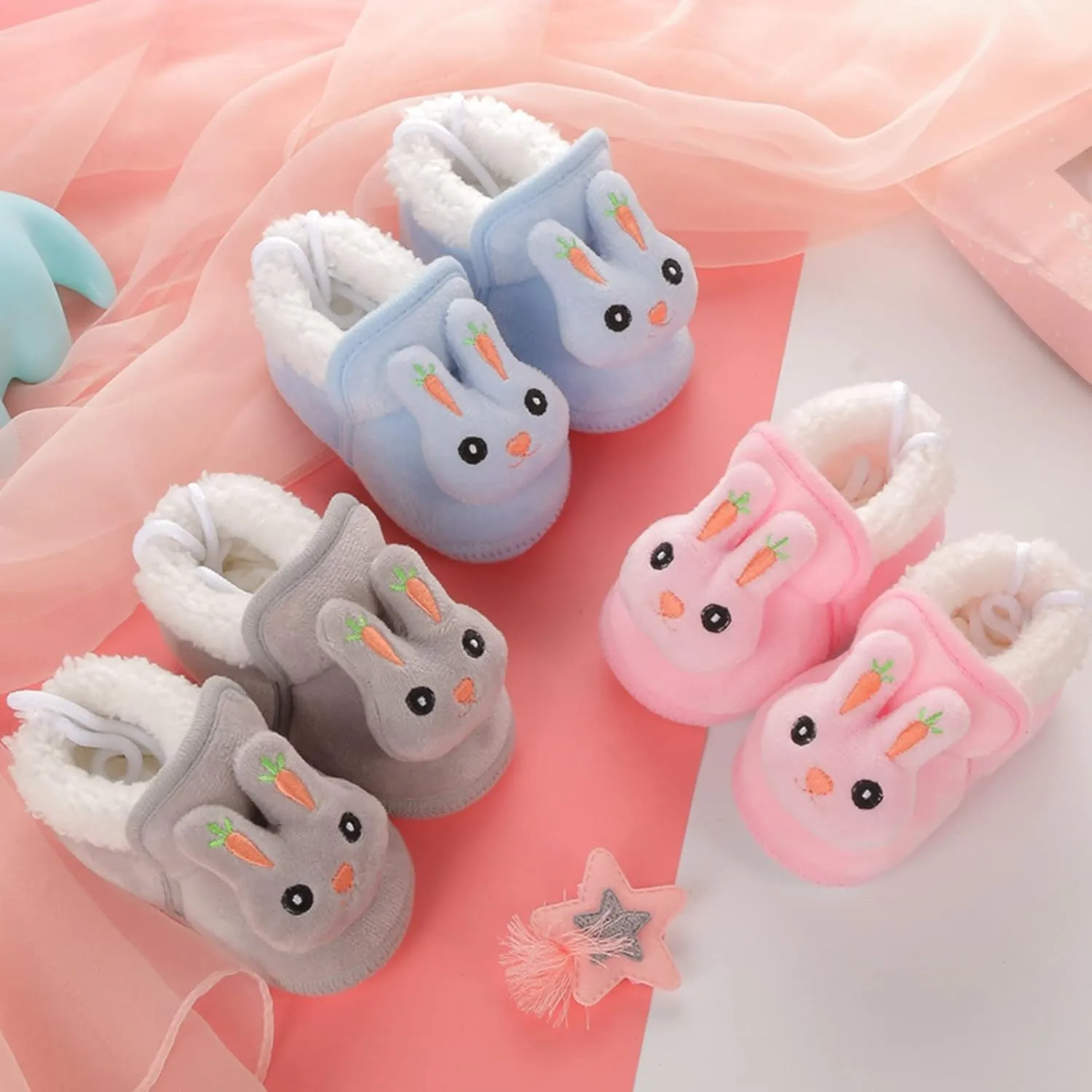 Baby Shoes Cute Warm Booties Shoes Fashion Printing Non Slip Breathable Toddler Boots Casual Toddler Girl Shoes