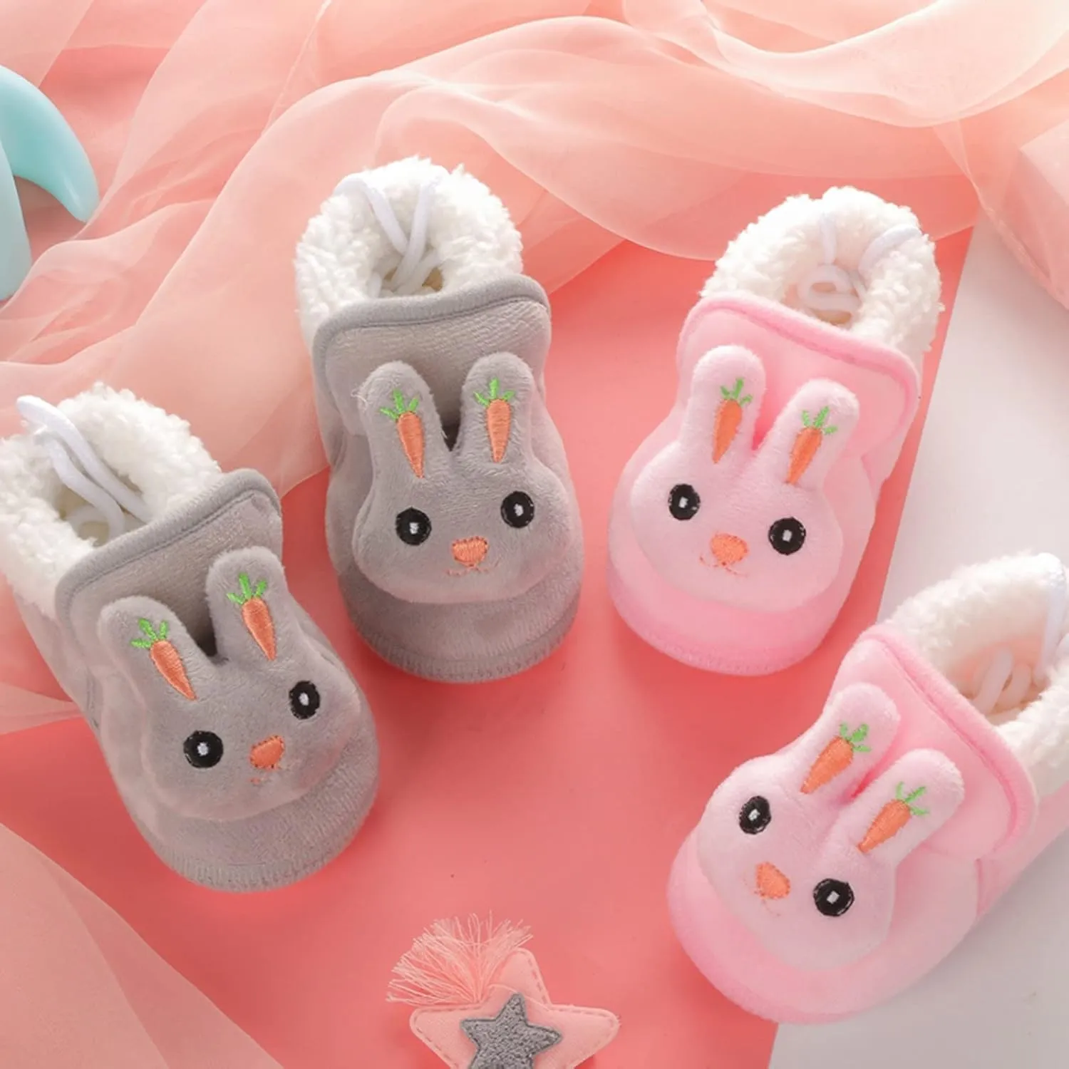 Baby Shoes Cute Warm Booties Shoes Fashion Printing Non Slip Breathable Toddler Boots Casual Toddler Girl Shoes