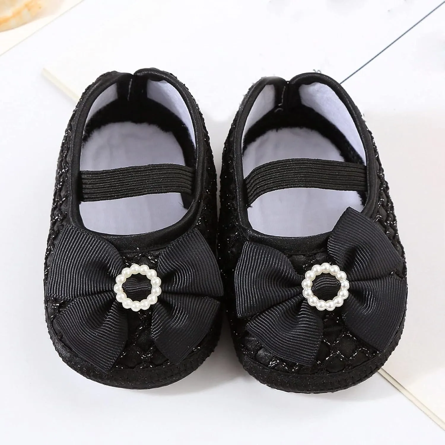 Baby Shoes Fashion Soft Sole Infant Shoes Pearl Dress Flower Princess Shoes Infant Shoes Buys Shoes