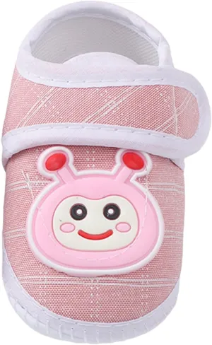 Baby Shoes Fashion Soft Sole Toddler Dress Cute Print Princess Shoes Toddler Shoes White Shoes for Toddler Girls (Pink, 4.5 Infant)