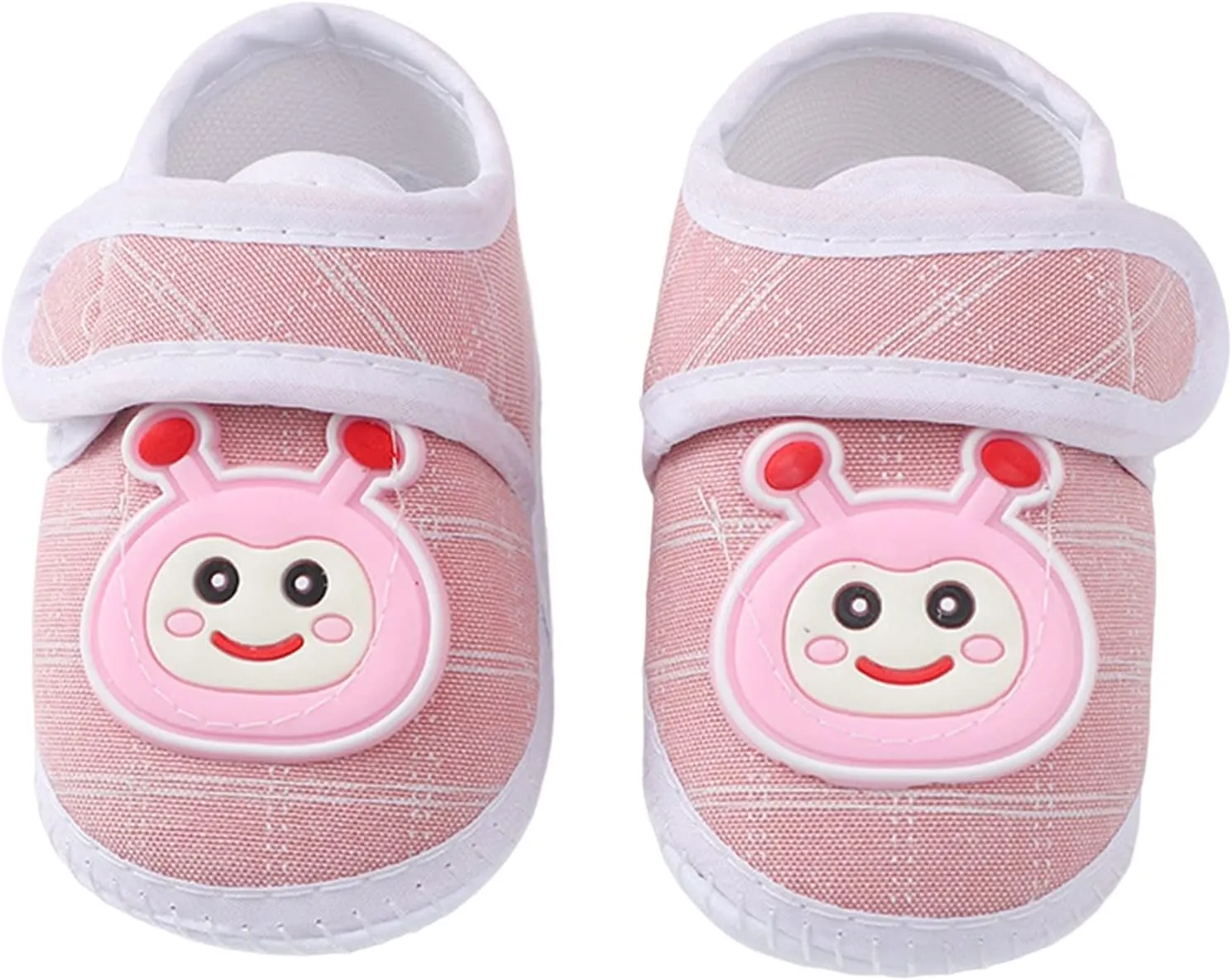 Baby Shoes Fashion Soft Sole Toddler Dress Cute Print Princess Shoes Toddler Shoes White Shoes for Toddler Girls (Pink, 4.5 Infant)