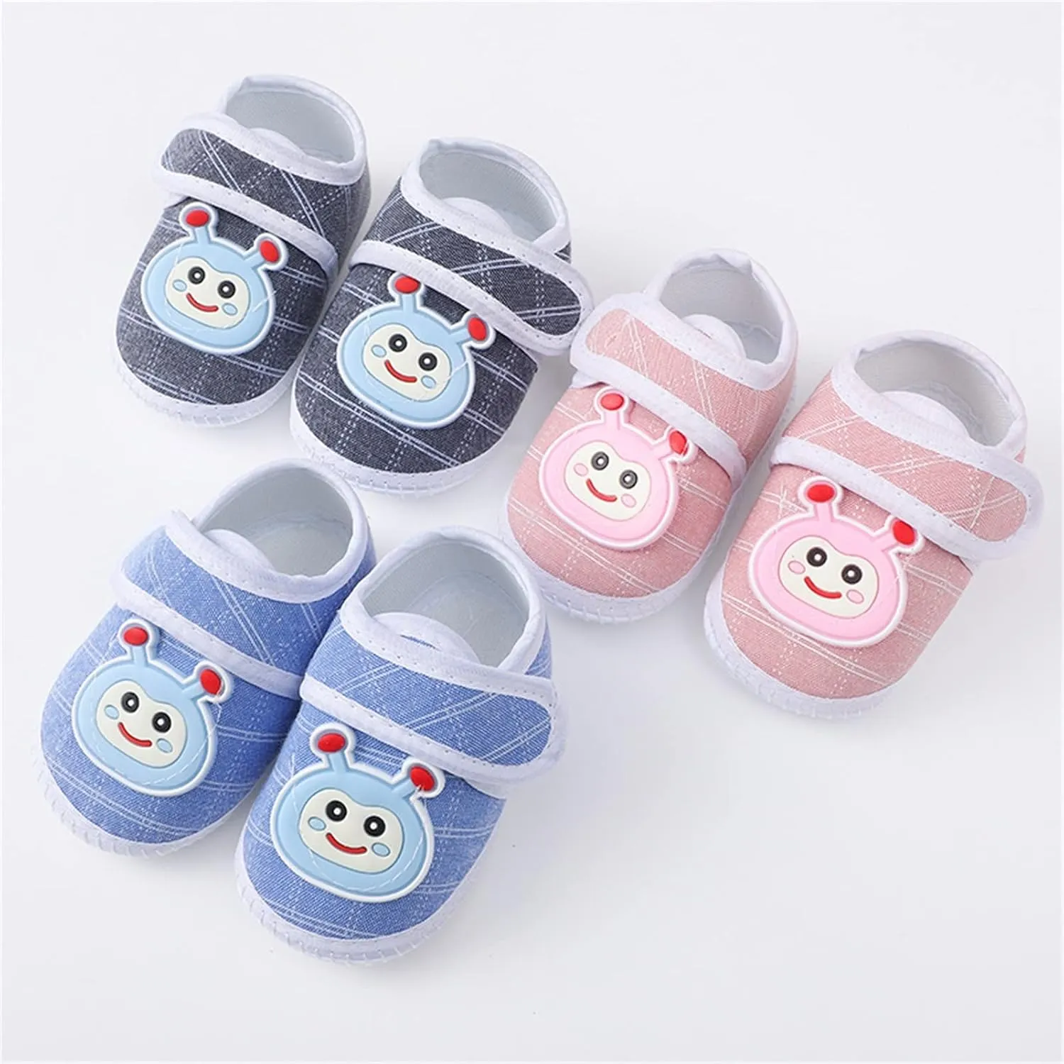 Baby Shoes Fashion Soft Sole Toddler Dress Cute Print Princess Shoes Toddler Shoes White Shoes for Toddler Girls (Pink, 4.5 Infant)