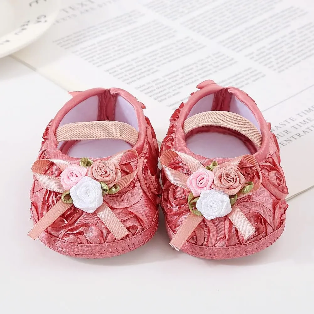 Baby Shoes Fashion Soft Sole Toddler Shoes Pearl Dress Flower Princess Shoes Toddler Shoes Baby Shoe