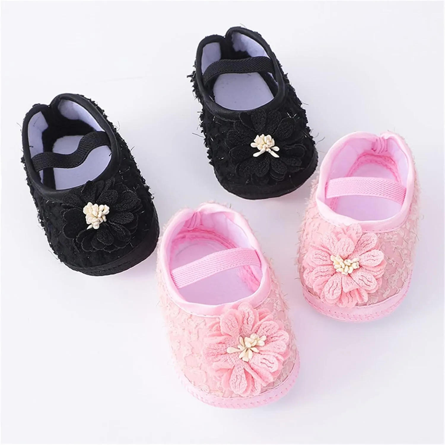 Baby Shoes Fashion Soft Sole Toddler Shoes Pearl Dress Flower Princess Shoes Toddler Shoes First alker Shoes
