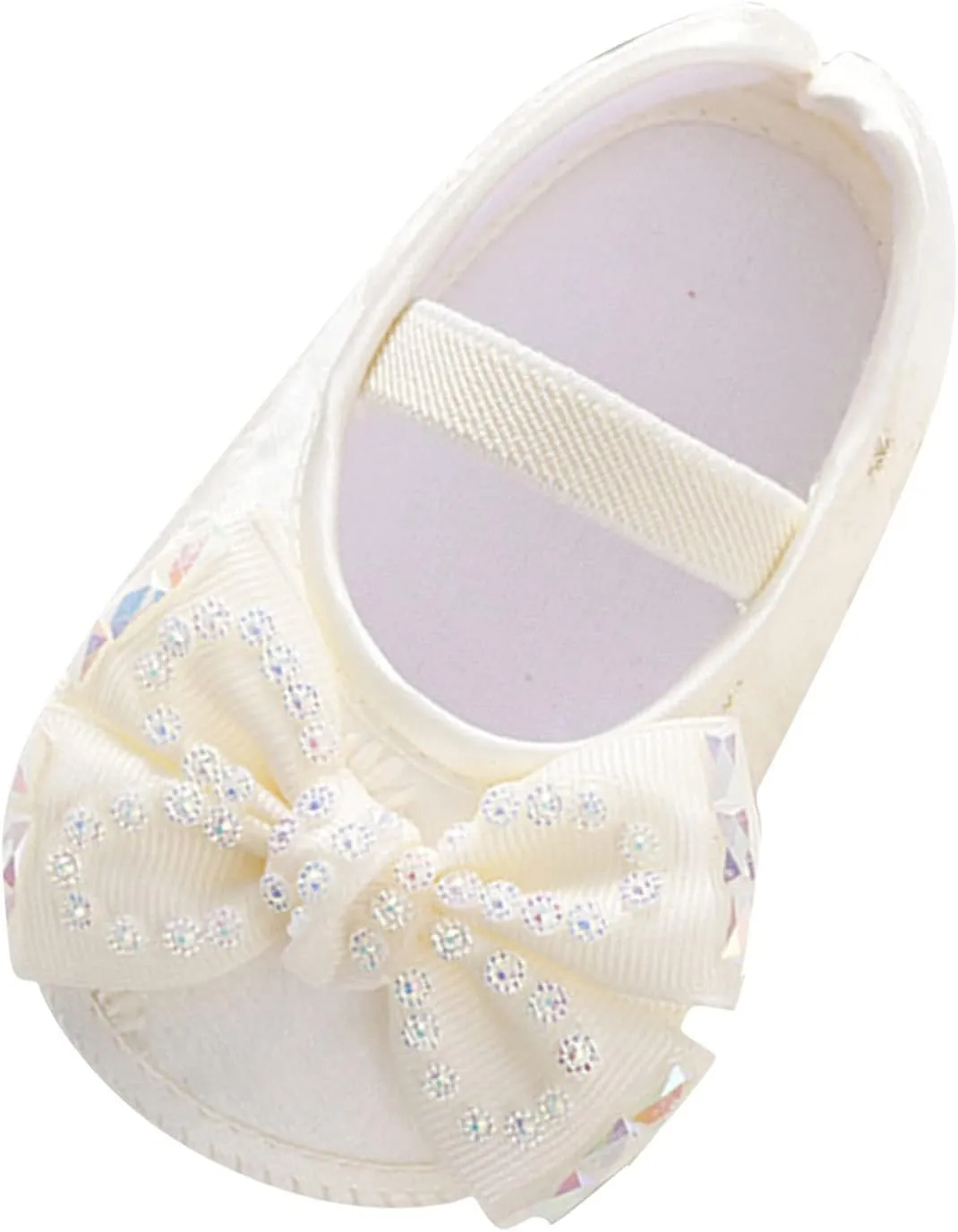 Baby Shoes Fashion Soft Sole Toddler Shoes Pearl Dress Flower Princess Shoes Toddler Shoes Fuzzy Slippers