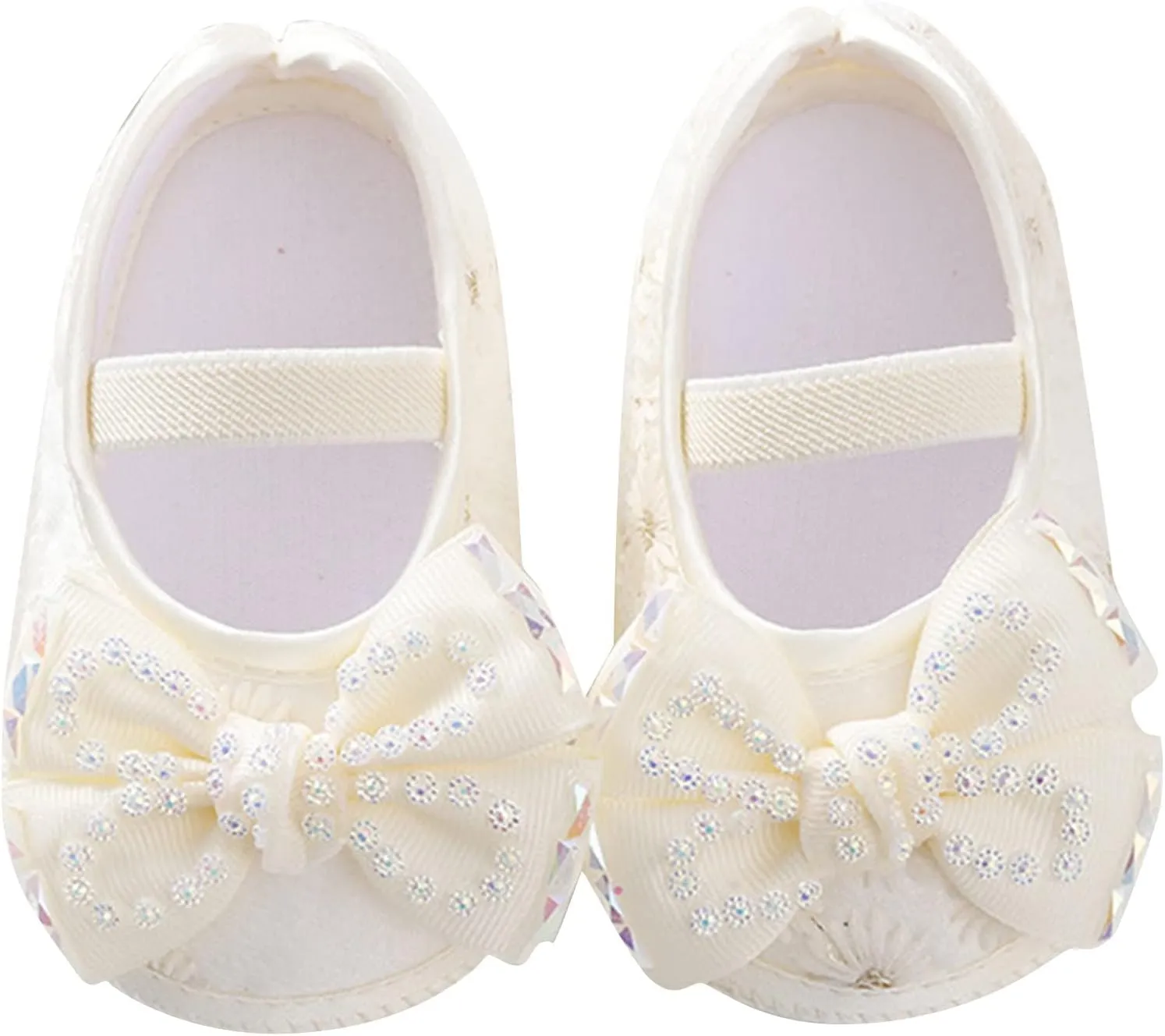 Baby Shoes Fashion Soft Sole Toddler Shoes Pearl Dress Flower Princess Shoes Toddler Shoes Fuzzy Slippers