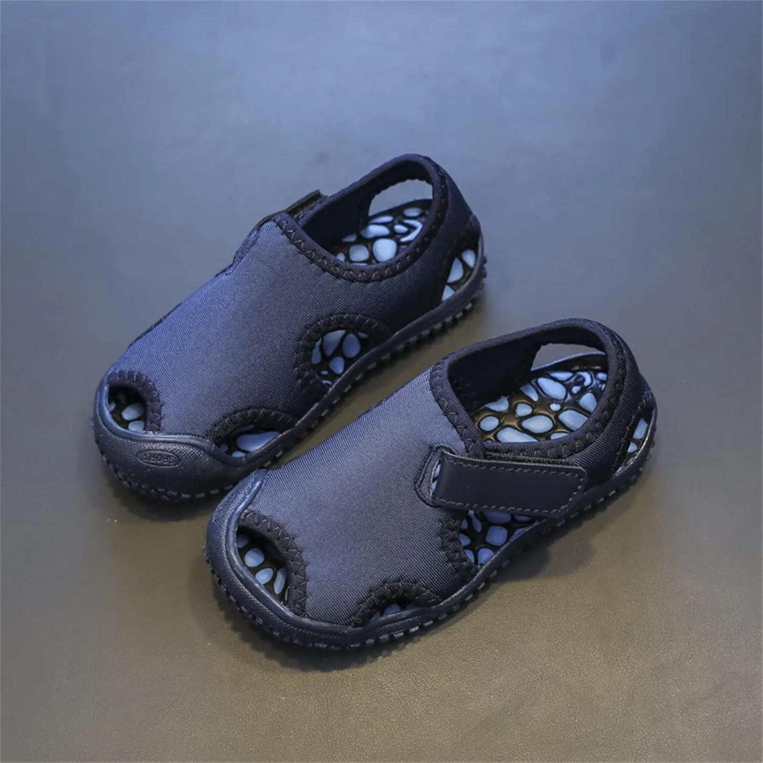 Baby Shoes Fashionable Casual Sandals Flat Toddler Shoes Comfortable Soft Casual Toddler Shoes Girls Light Up Shoes (Blue, 11 Little Child)