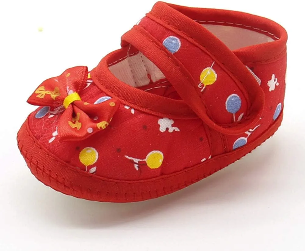 Baby Shoes Infant Boy Girl Infant Baby Prewalker Soft Shoes Sole Warm Girls Casual Bow Baby Shoes 6-24 Months