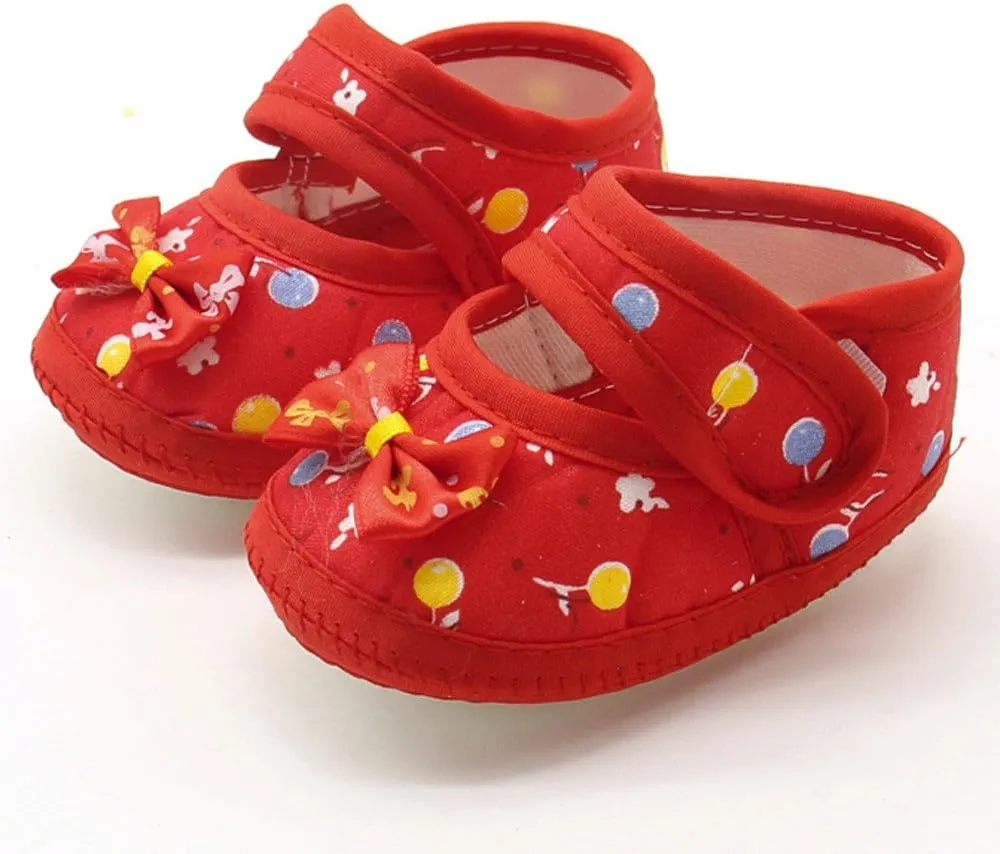 Baby Shoes Infant Boy Girl Infant Baby Prewalker Soft Shoes Sole Warm Girls Casual Bow Baby Shoes 6-24 Months
