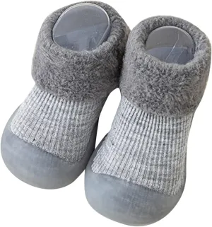 Baby Sneakers Girls Boys Infant Boys Girls Shoes Toddler Fleece WarmThe Floor Non Slip Prewalker Shoes Slip On