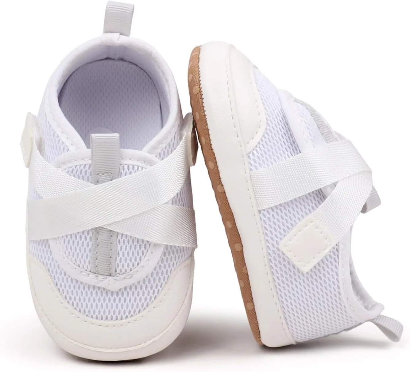 Baby Sneakers Girls Boys Lightweight Breathable Mesh First Walking Shoes Flat Bottom Footwear First Petite Baby Shoes