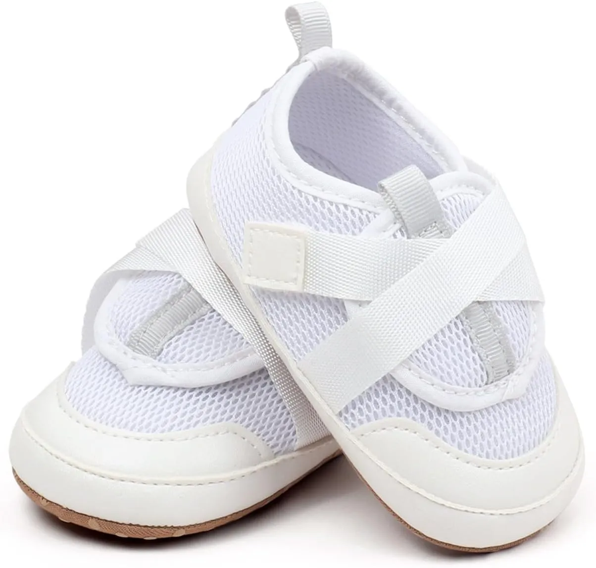 Baby Sneakers Girls Boys Lightweight Breathable Mesh First Walking Shoes Flat Bottom Footwear First Petite Baby Shoes