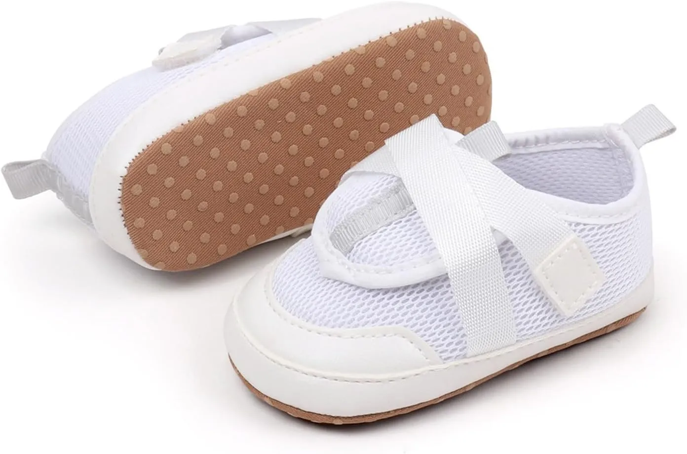 Baby Sneakers Girls Boys Lightweight Breathable Mesh First Walking Shoes Flat Bottom Footwear First Petite Baby Shoes