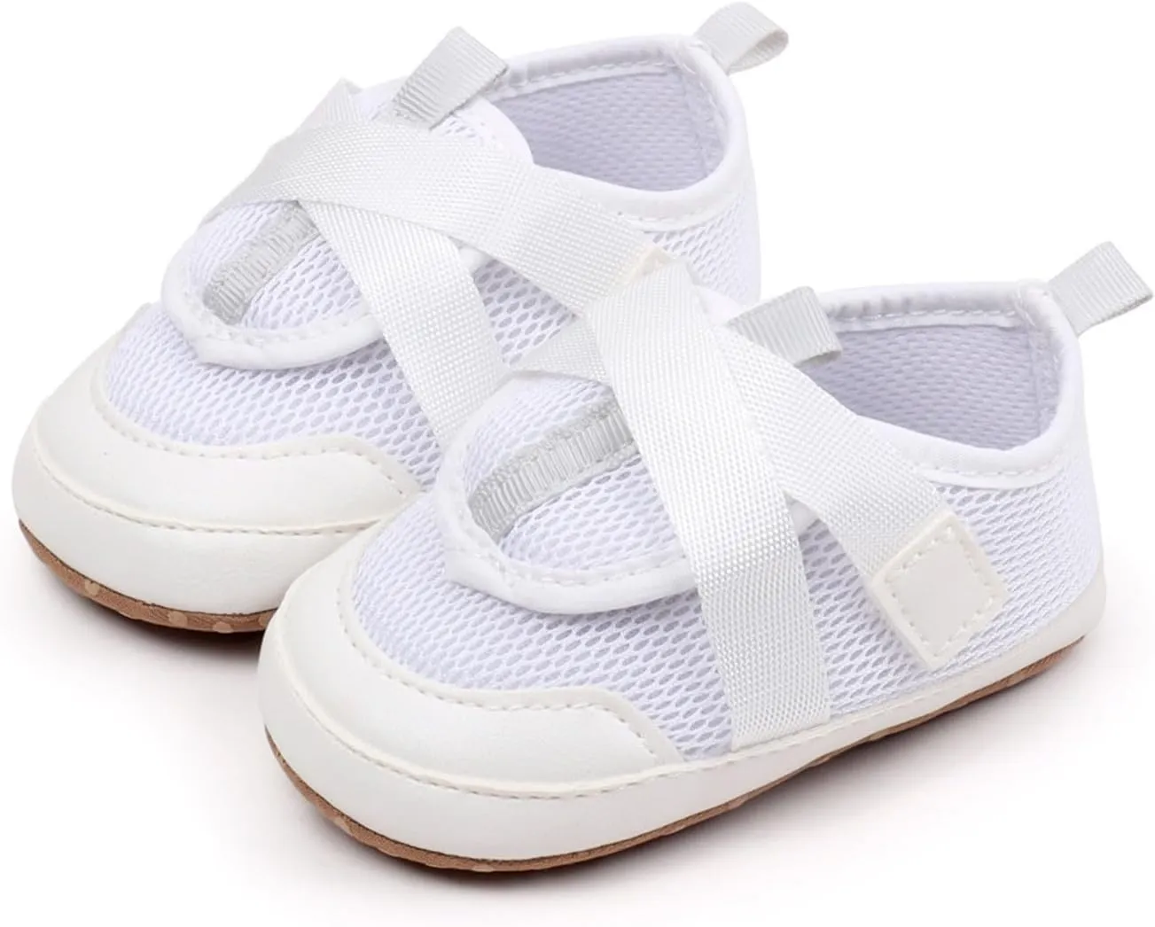 Baby Sneakers Girls Boys Lightweight Breathable Mesh First Walking Shoes Flat Bottom Footwear First Petite Baby Shoes