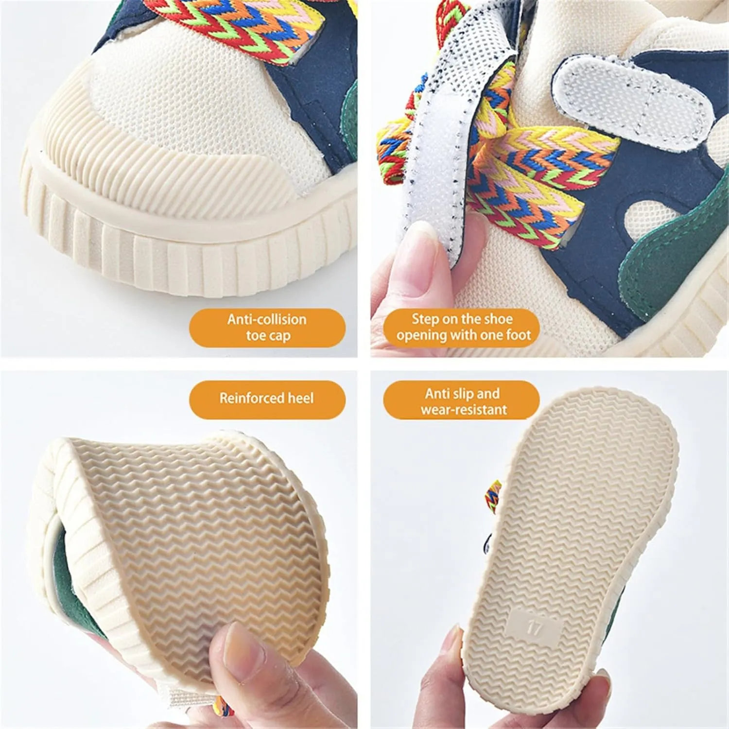 Baby Sneakers with Bow Toddler Baby Girls Slip on Platform Sneaker Walking Shoes Fashion Low-Top Tennis Shoes