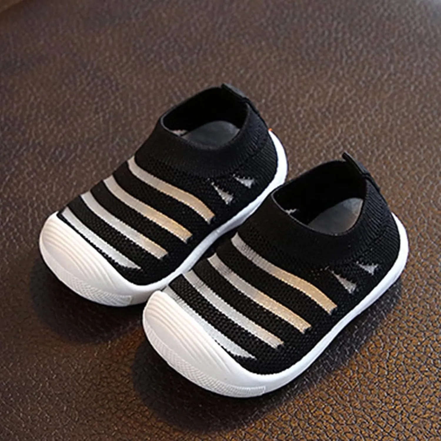 Baby Sock Shoes Baby Walking Shoes Cartoon Rubber Sole Shoes Toddler Slipper Shoes Cotton Warm Shoes for First Steps