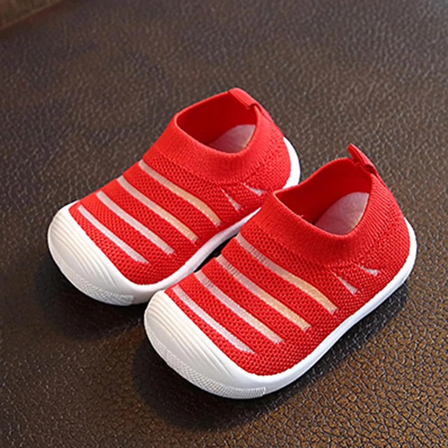 Baby Sock Shoes Baby Walking Shoes Cartoon Rubber Sole Shoes Toddler Slipper Shoes Cotton Warm Shoes for First Steps
