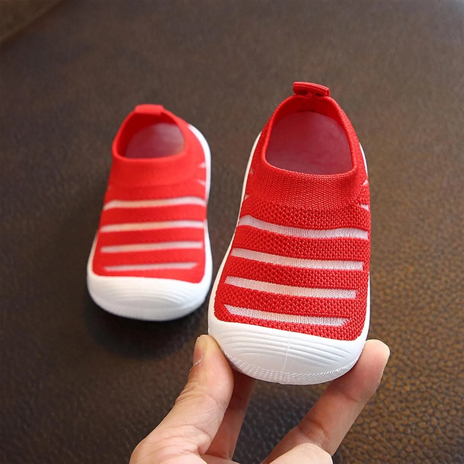 Baby Sock Shoes Baby Walking Shoes Cartoon Rubber Sole Shoes Toddler Slipper Shoes Cotton Warm Shoes for First Steps