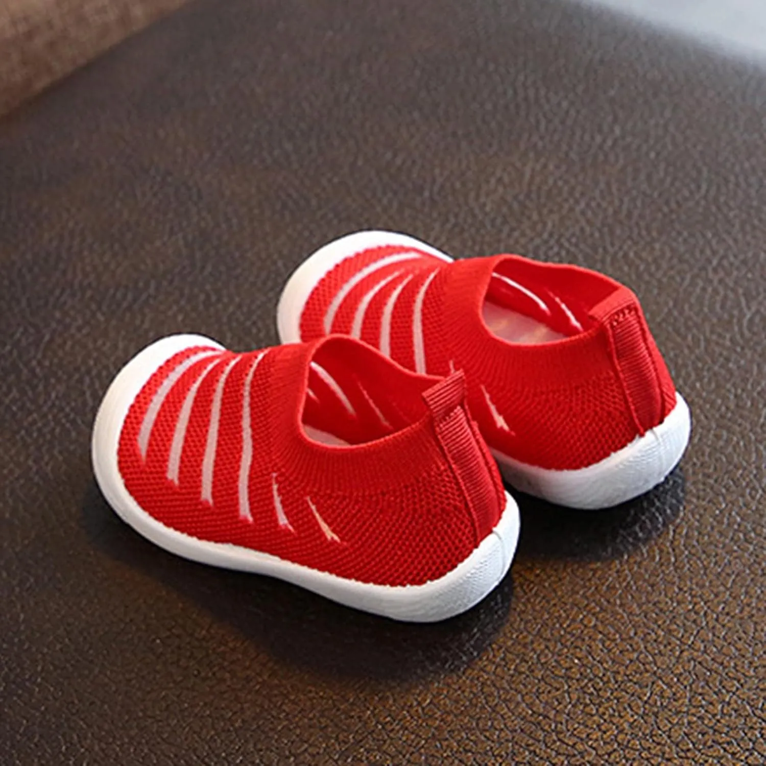 Baby Sock Shoes Baby Walking Shoes Cartoon Rubber Sole Shoes Toddler Slipper Shoes Cotton Warm Shoes for First Steps