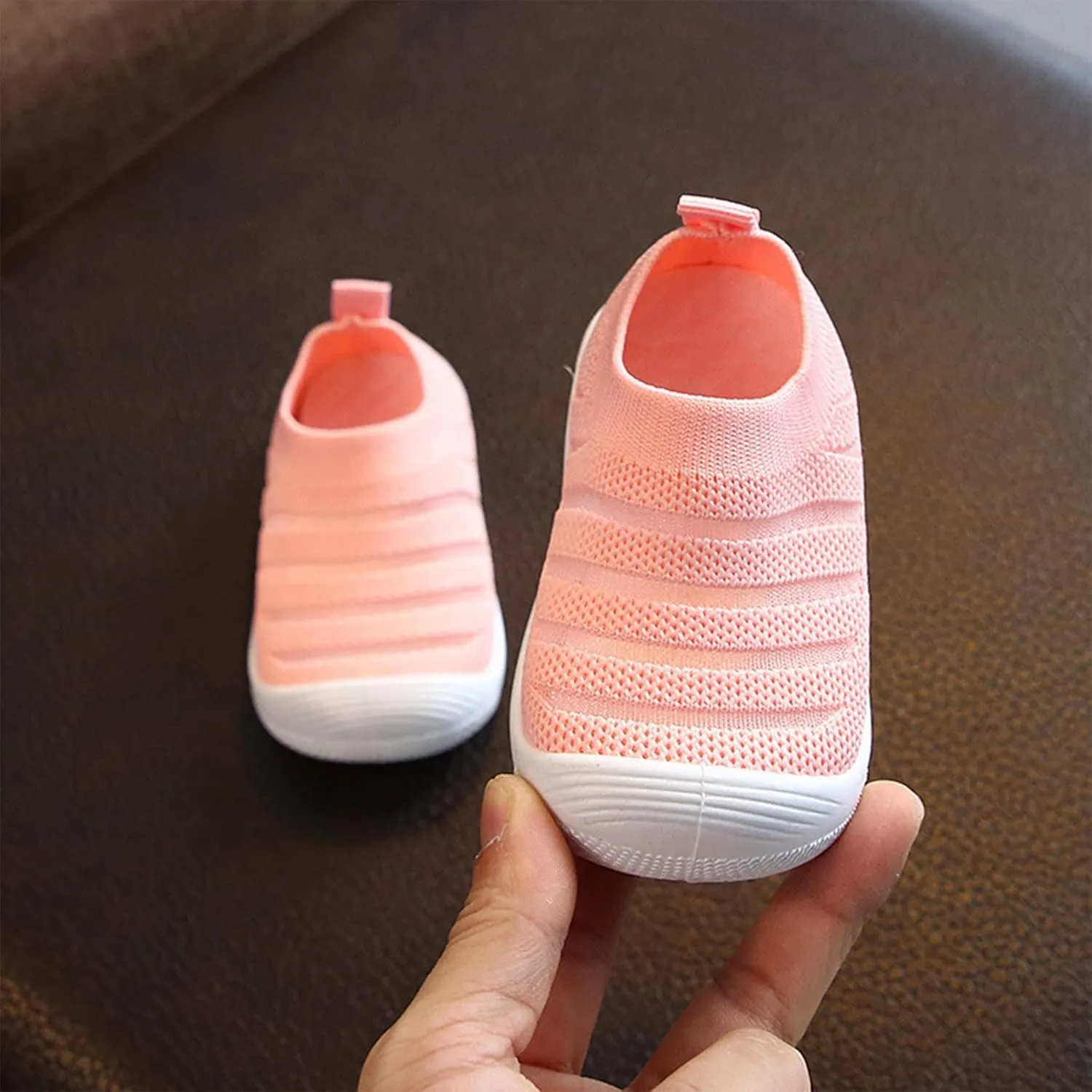 Baby Sock Shoes Baby Walking Shoes Cartoon Rubber Sole Shoes Toddler Slipper Shoes Cotton Warm Shoes for First Steps