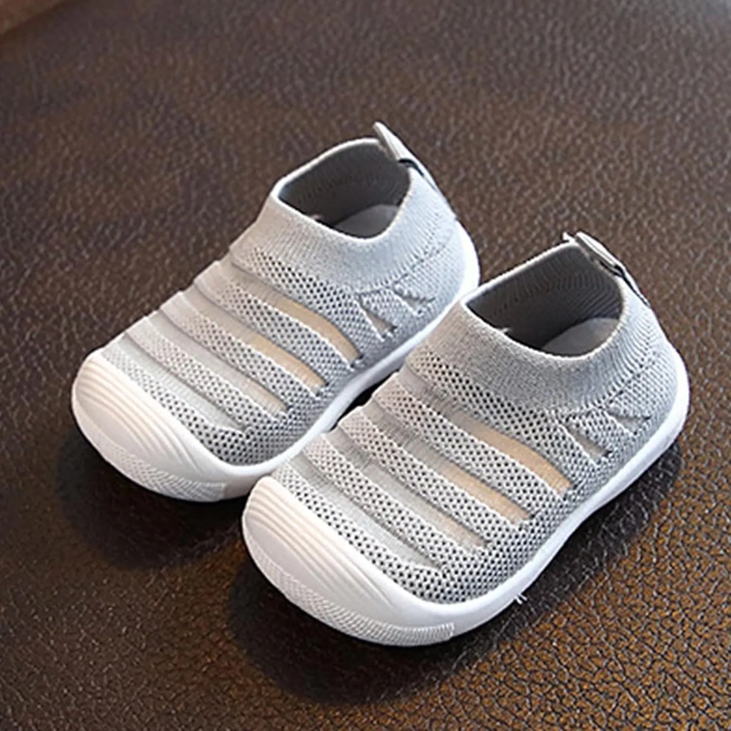 Baby Sock Shoes Baby Walking Shoes Cartoon Rubber Sole Shoes Toddler Slipper Shoes Cotton Warm Shoes for First Steps