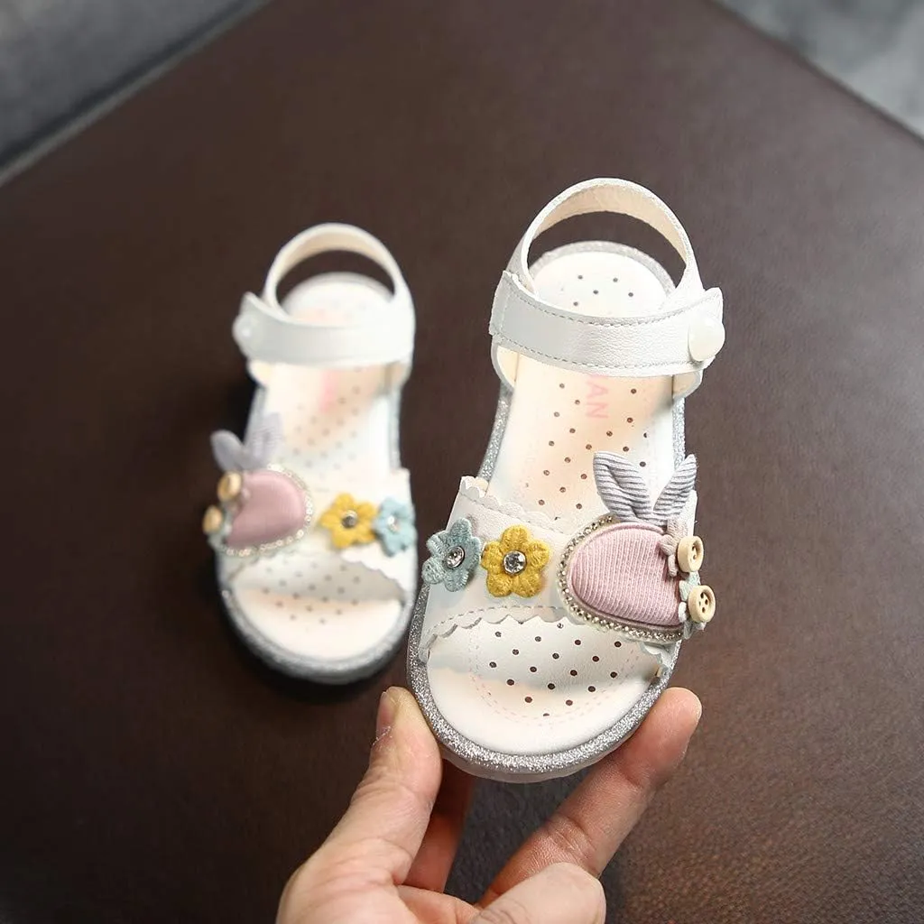 Baby Sock Shoes Rubber Sole Rabbit Cute Toddler Princess Girls Kids Baby Infant Beach Soft Boys Tennis Shoes Size 3