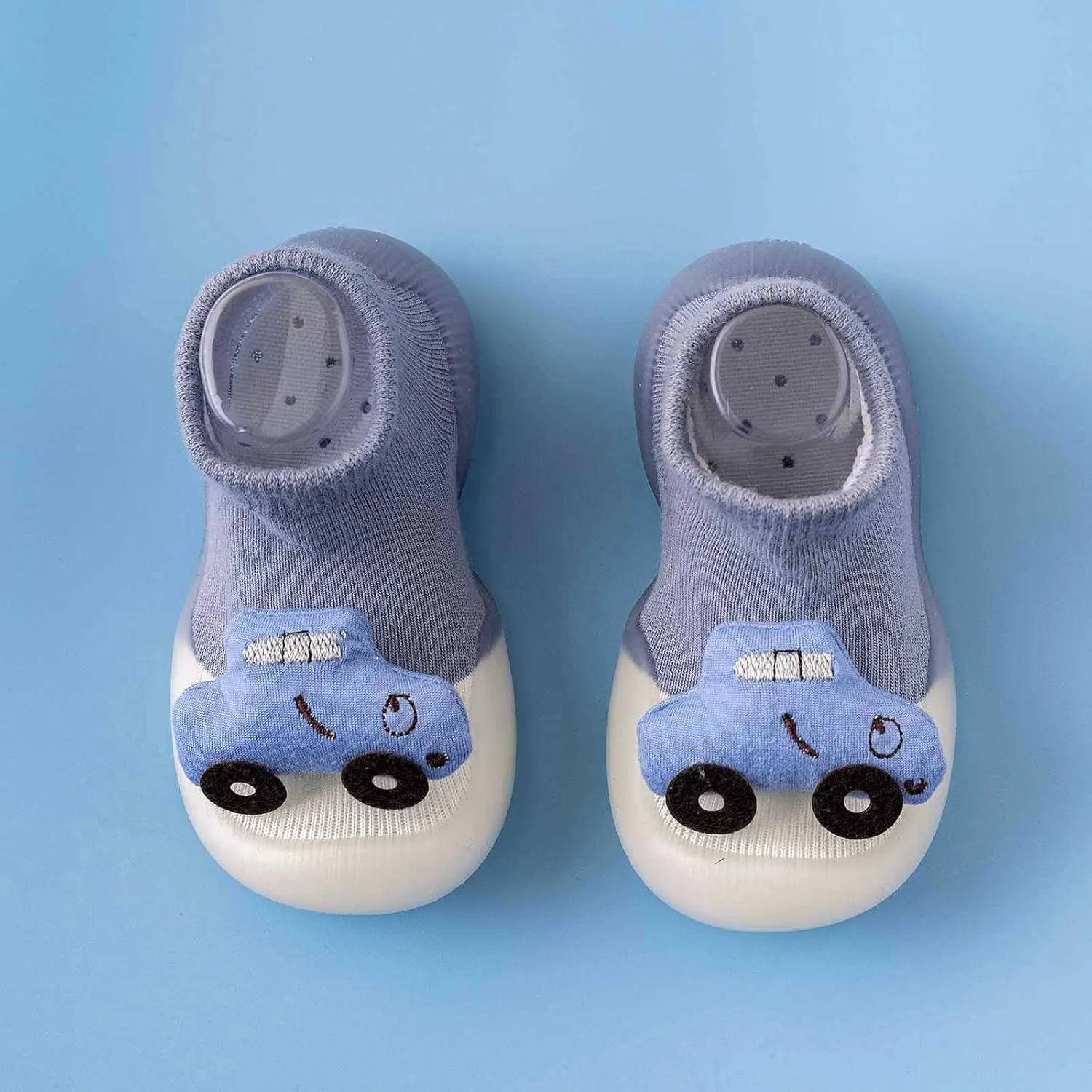 Baby Sock Shoes Toddler First Walkers Non-Slip Soft Sole Casual Sock Shoe House Indoor First Walking Slippers