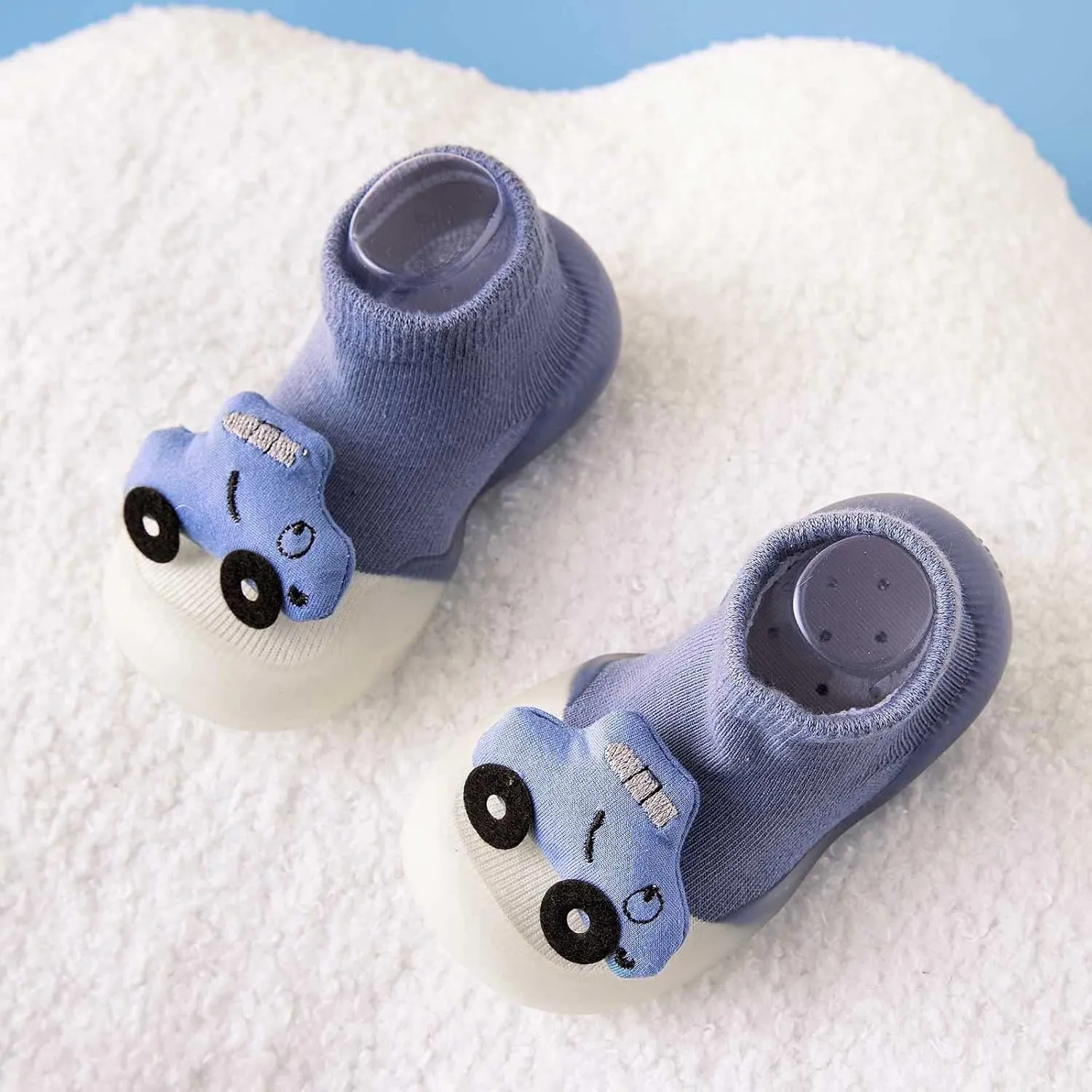 Baby Sock Shoes Toddler First Walkers Non-Slip Soft Sole Casual Sock Shoe House Indoor First Walking Slippers