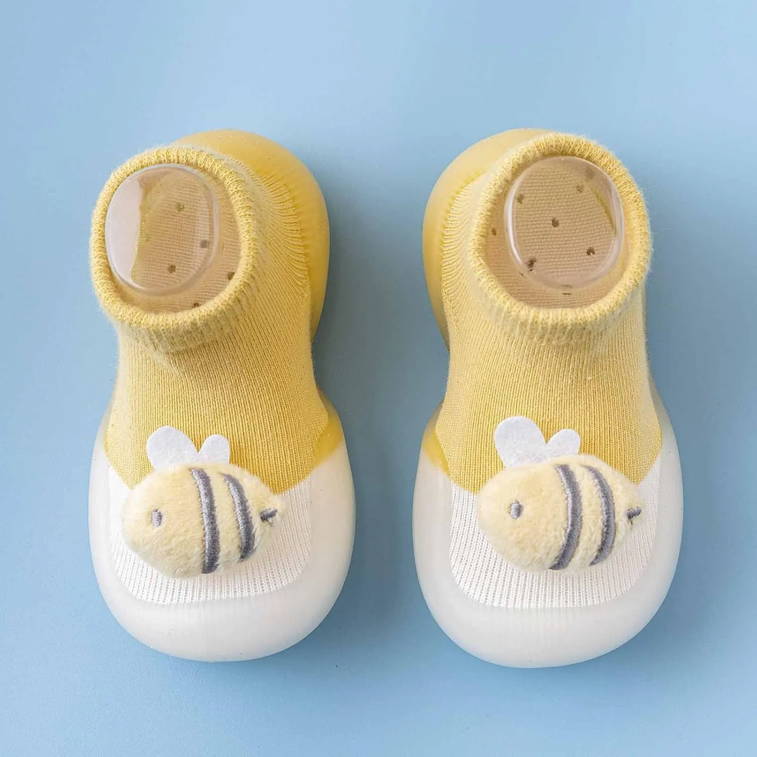Baby Sock Shoes Toddler First Walkers Non-Slip Soft Sole Casual Sock Shoe House Indoor First Walking Slippers