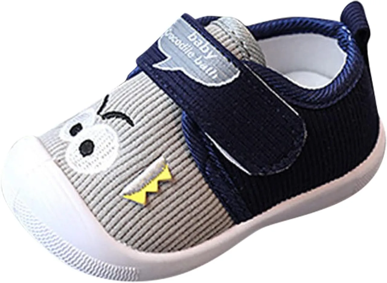 Baby Toddler First Walking Non-Skid Shoes Infant Boys Girls Soft Sole Fashion Breathable Knitted Mesh Socks Shoes Slip-on Slippers