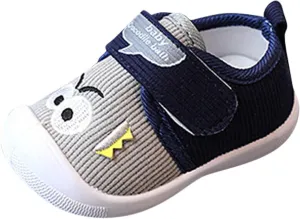 Baby Toddler First Walking Non-Skid Shoes Infant Boys Girls Soft Sole Fashion Breathable Knitted Mesh Socks Shoes Slip-on Slippers