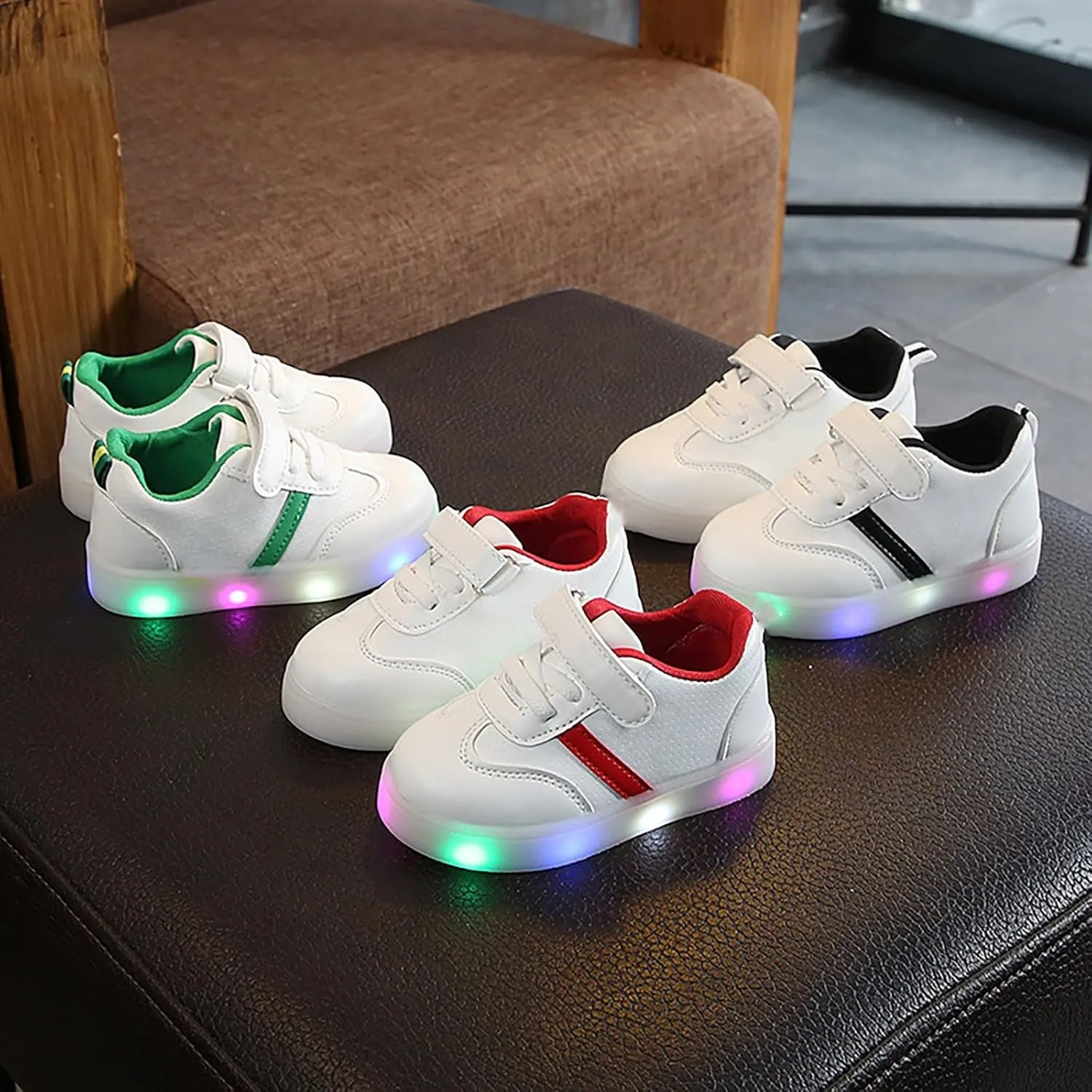 Baby Toddler Light Sneaker Unisex Kids Infant Sneakers Non-Slip Soft Rubber Sole Toddler Crb First Wlker Shoes