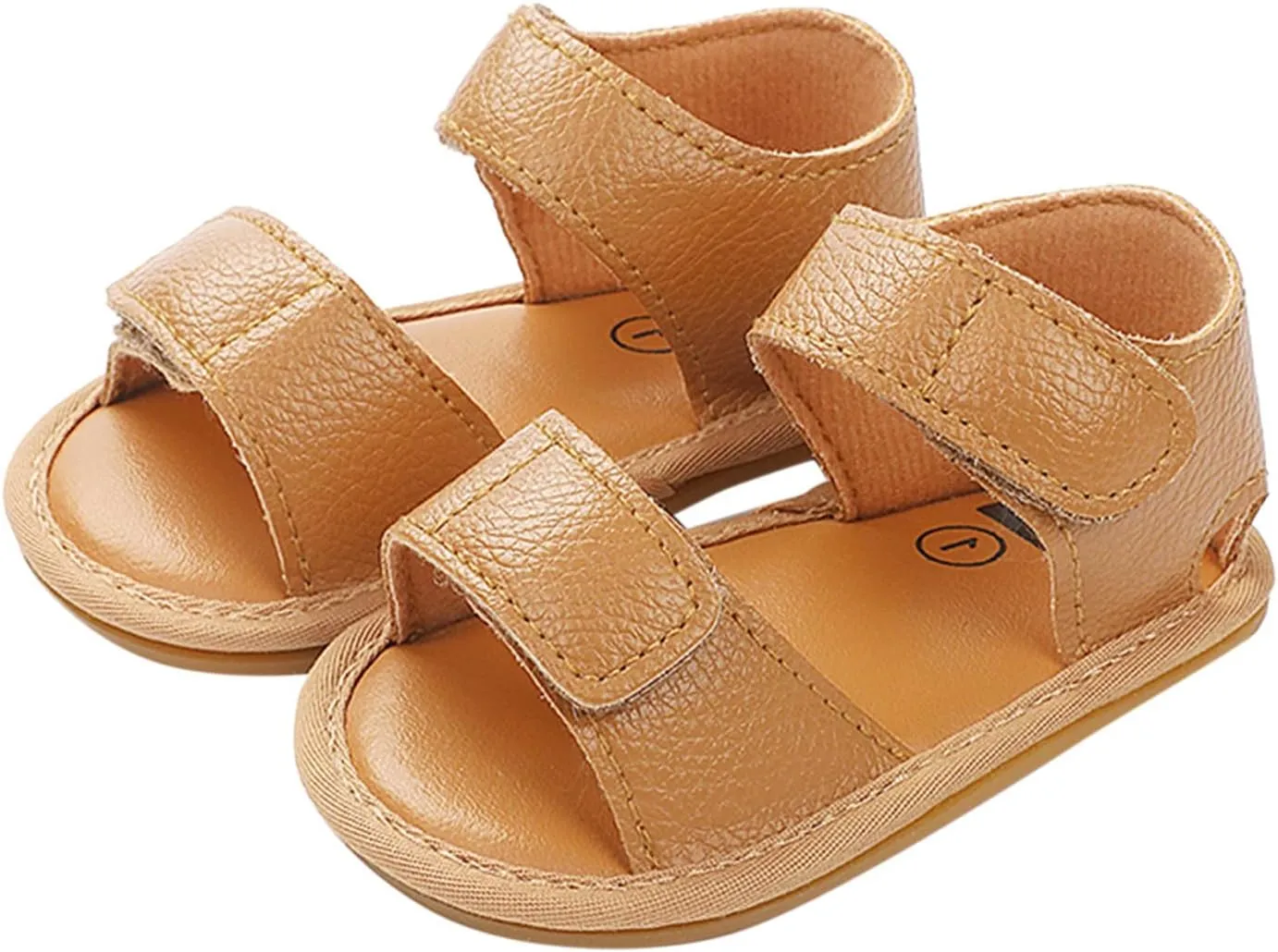 Baby Toddler Sandals Infant Girls Boys Shoes Prewalkers Athletic Soft Sole Flat Shoes Casual Summer (Coffee, 6 Infant)