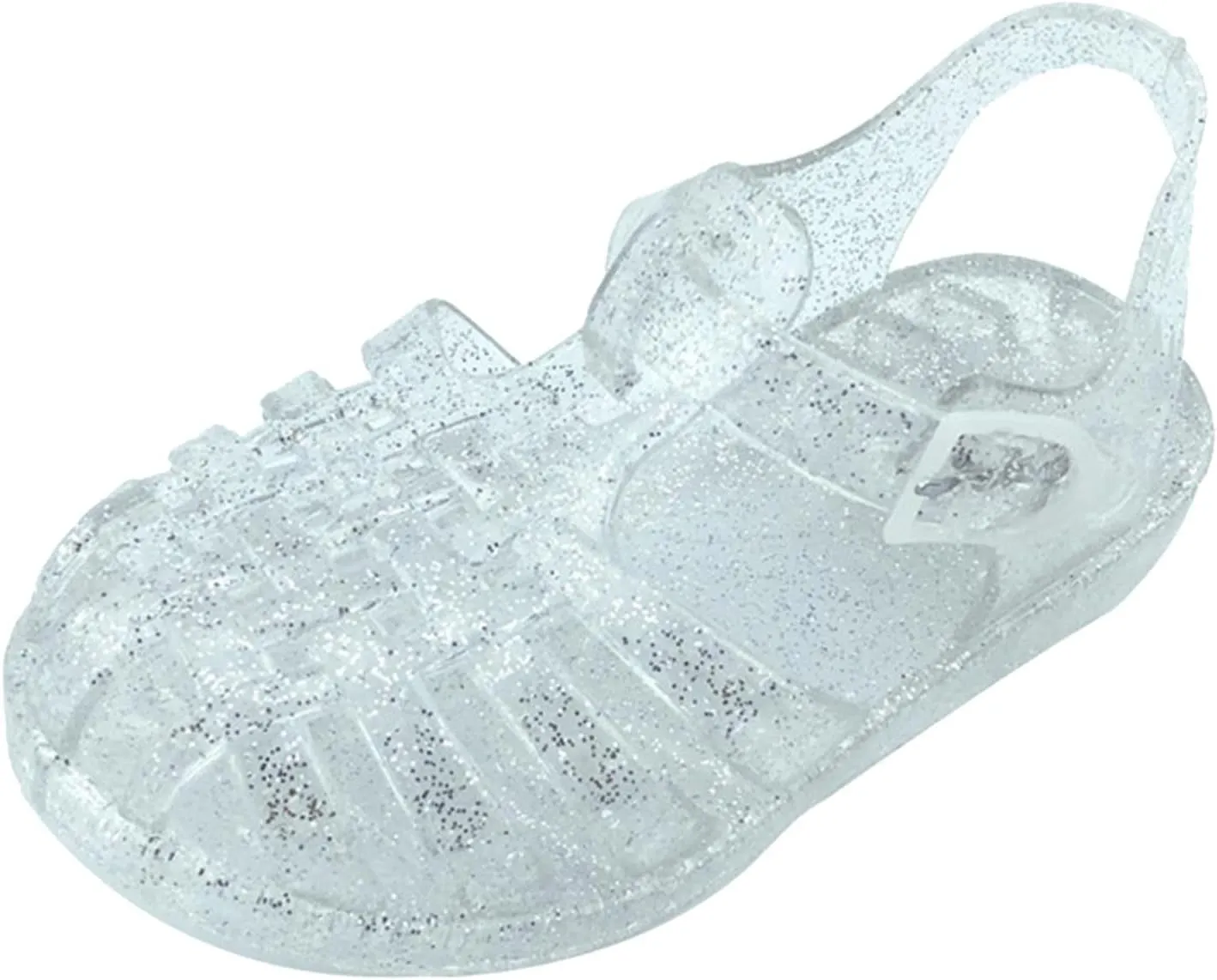 Baby Toddler Slip On Shoes Kids Boys Girls Cute Sandals Fruit Jelly Hollow Out Non-slip Soft Sole Beach Sandal Shoe L-461 White 10