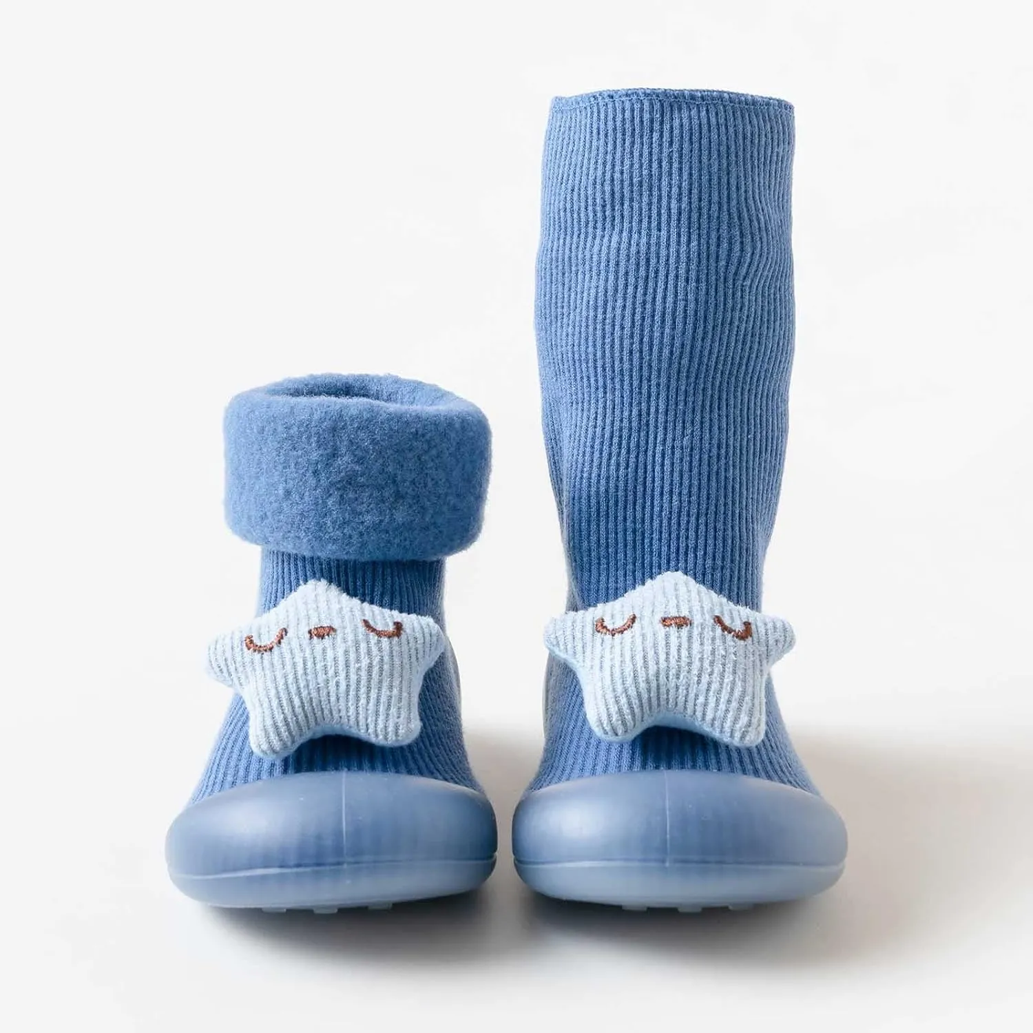 Baby Toddler Sock Shoes Moccasins Non-Slip Soft Comforter Toddler Walkers Cozy Warm Shoes Booties Prewalker