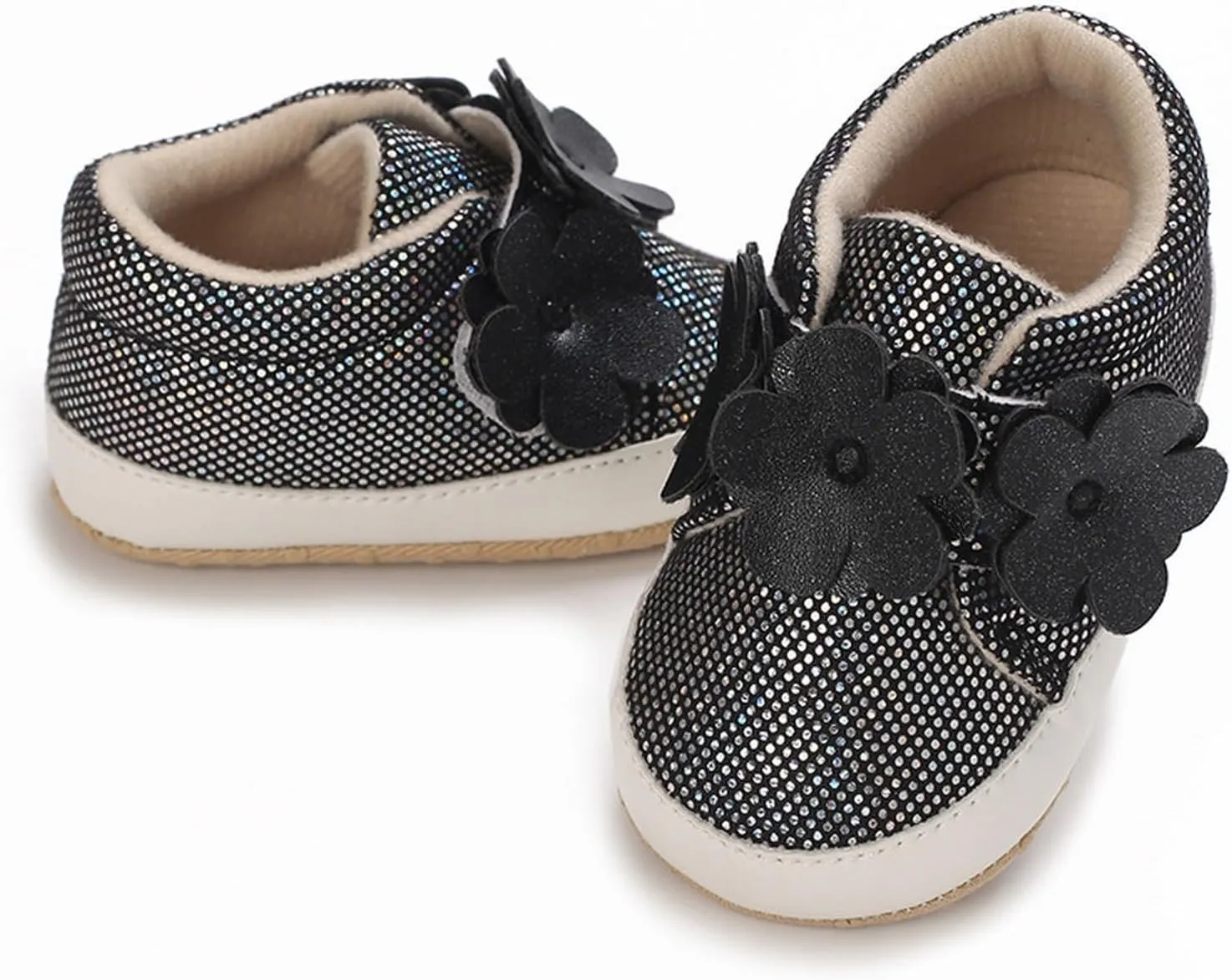 Baby Walking Shoes Baby Boys Girls High Top Sneakers Soft Soles Anti Slip Infant Ankle Shoes Prewalker Crib Shoes
