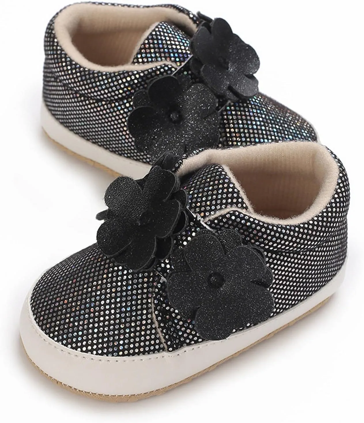 Baby Walking Shoes Baby Boys Girls High Top Sneakers Soft Soles Anti Slip Infant Ankle Shoes Prewalker Crib Shoes