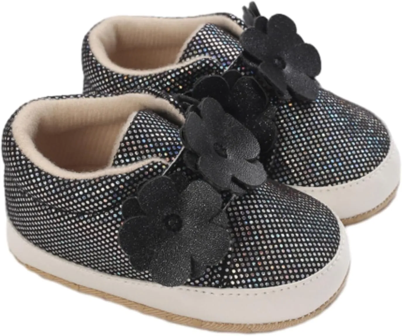 Baby Walking Shoes Baby Boys Girls High Top Sneakers Soft Soles Anti Slip Infant Ankle Shoes Prewalker Crib Shoes