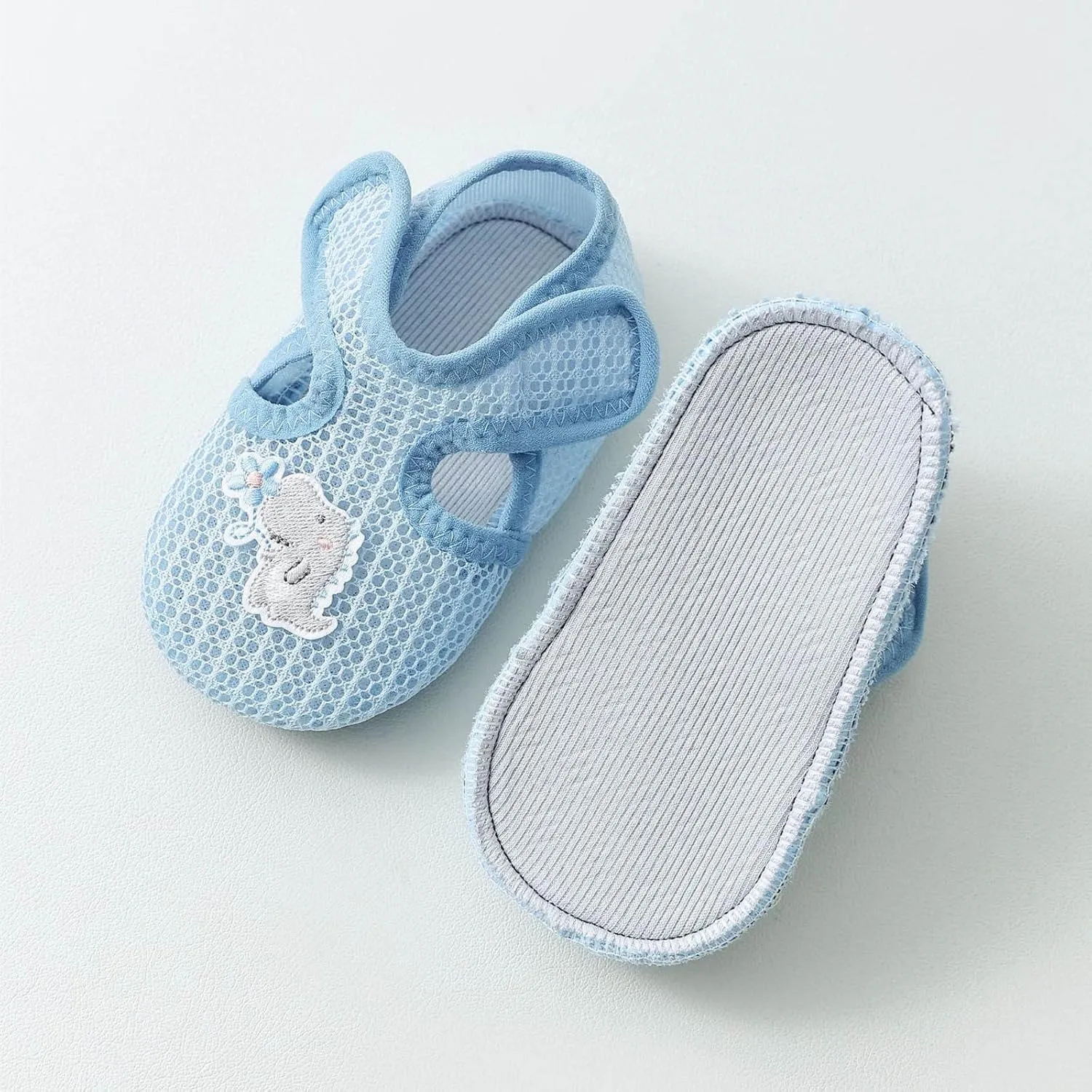 Baby Walking Shoes Cartoon Soft Sole Anti Slip Socks Baby Floor Shoes Baby Walking Socks Glue Kids Size 1 Shoes Girls (Yellow, 4.5 Infant)